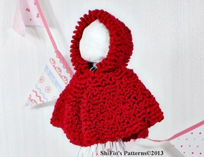 Cape & Dress Baby Crochet Pattern #162