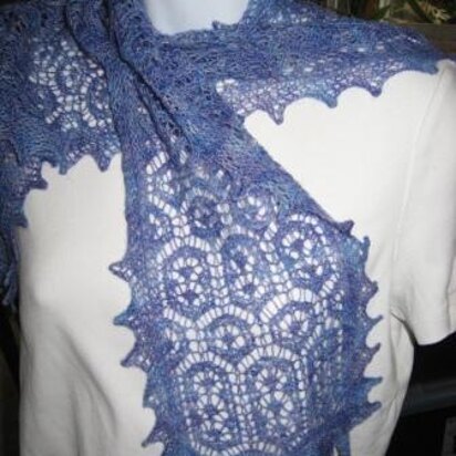 Many Shields Shetland Lace Scarf