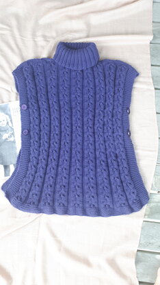 cabled tunic