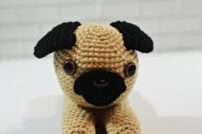 Leo the Pug Dog Amigurumi