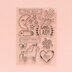 American Crafts Pebbles Peek-A-Boo You Clear Stamps - Girl