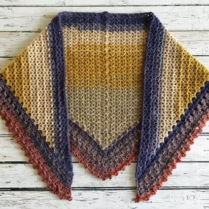 Makara Shawl CAL