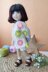 Hippie Flowers Granny Square Cardigan for Paola Reina doll