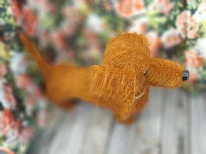 Realistic Dachshund Dog Amigurumi