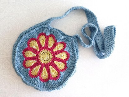 Big Flower Circle Bag