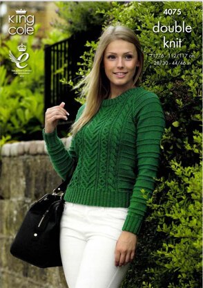 Sweaters in King Cole Merino Blend DK - 4075