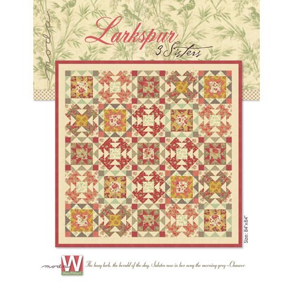 Moda Fabrics Larkspur Quilt - Downloadable PDF