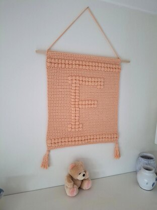 Letter F Wallhanging