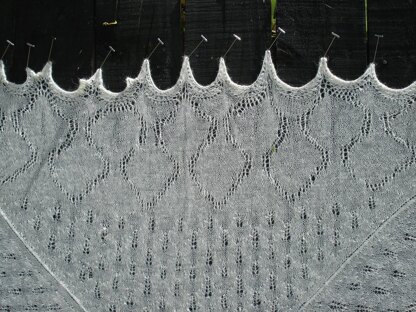 Tin Shed Yarns Kaipara Valley Lace Shawl