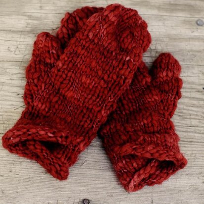 Winter Tulip Mittens