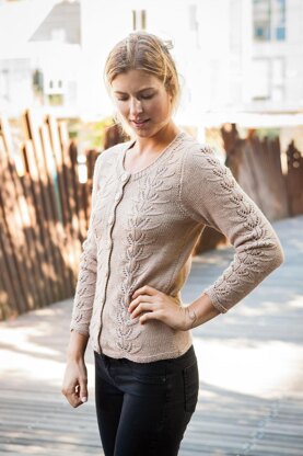 K357-Wheat Sprout Cardigan