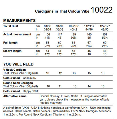 Cardigans in Stylecraft That Colour Vibe - 10022 - Downloadable PDF