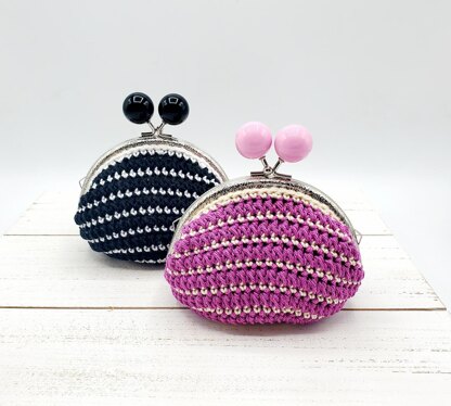 Stripy Coin Purse