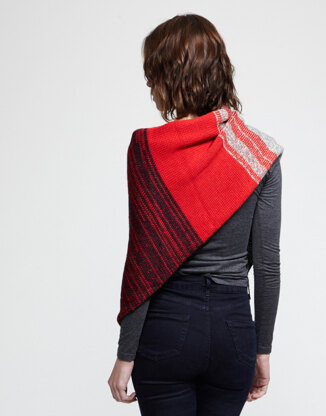 Alaska Poncho in Wool and the Gang Sugar Baby Alpaca