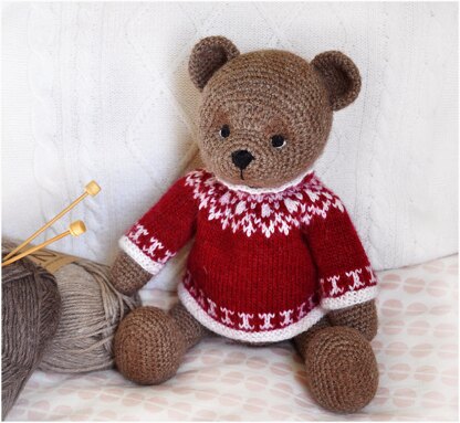 Free teddy bear jumper pattern online