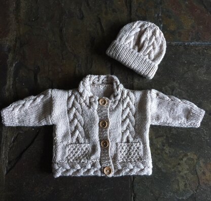 Baby Jacket and Hat