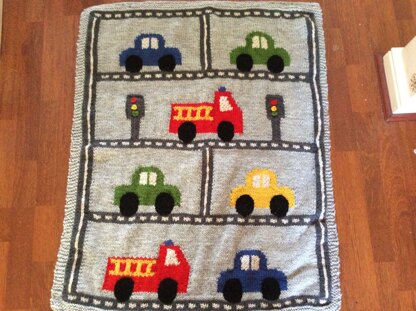 Charlie's Fire Engine Blanket