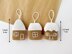 Christmas gingerbread house crochet ornament pattern Amigurumi