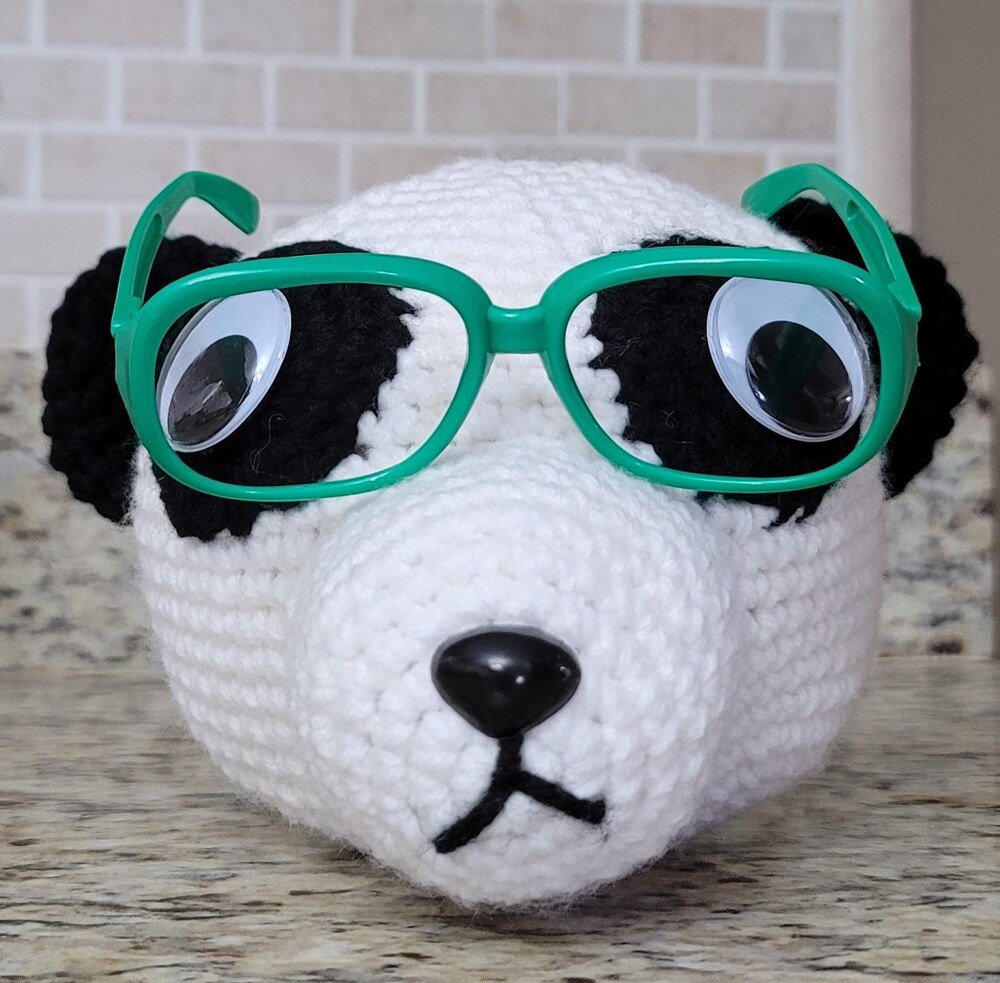 Panda Bear Eyeglass Holder
