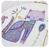 Un Chat Dans L'Aiguille Ying the Cat Contemporary Printed Embroidery Kit - Multi