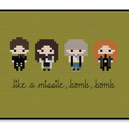 BLACKPINK - Whistle Bite Size - PDF Cross Stitch Pattern