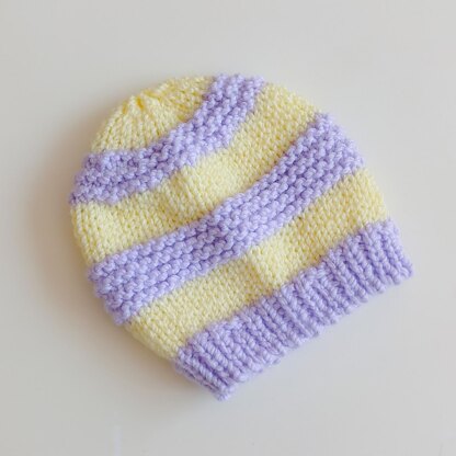 Lilac Blossom Hat for Baby