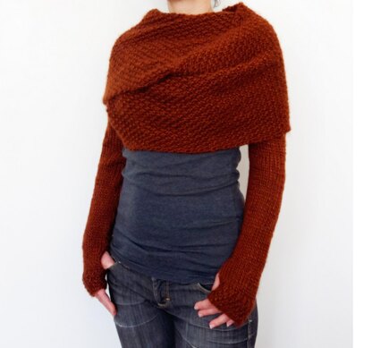 Rust Sweater Scarf