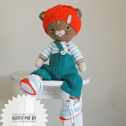 Crochet Pattern Doll Outfit Junior