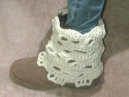 Creepy Skull Chunky Boot Cover