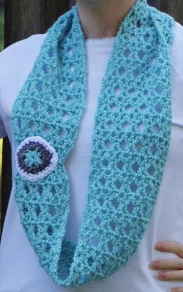 Diamond Lace Infinity Scarf for Girls and Ladies