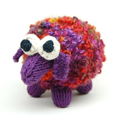 Sheepish Toy FLAT KNIT VERSION - knitting pattern