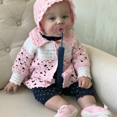 Baby Girl Sweater Jacket Outfit