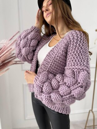 Chunky Knit Sequoia Cardigan Pattern By Julia Piro