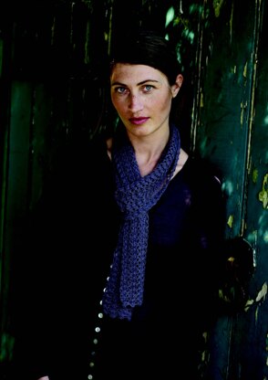 Trinny Scarf in Rowan Fine Lace  - Downloadable PDF