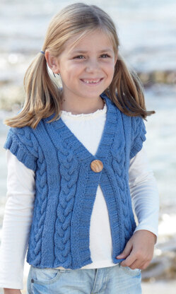 Collared Jacket and Gilet in Sirdar Supersoft Aran - 2409 - Downloadable PDF