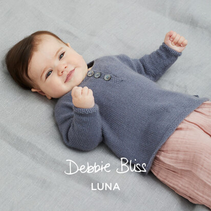 Cosmo Shirt - Knitting Pattern for Babies in Debbie Bliss Luna