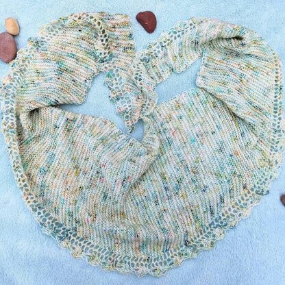 Sandy Floss Shawl