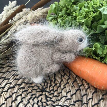 Knitted Mini Rabbit Toy