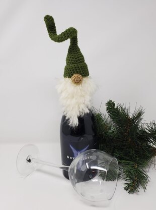 Corkscrew Gnome Bottle Topper