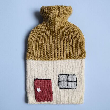 Cottage Hot Water Bottle Cover