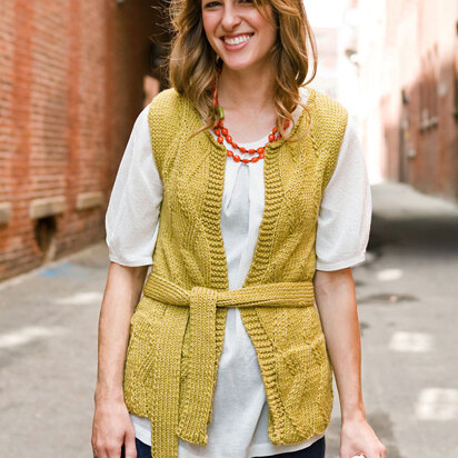 Bedford Vest in Berroco Comfort Chunky - knitting pattern