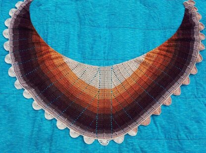 Lark wings shawl