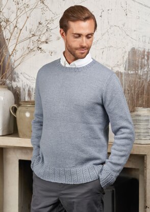 Rio Sweater in Rowan Island Blend Fine - ZB296-00002-UK - PDF