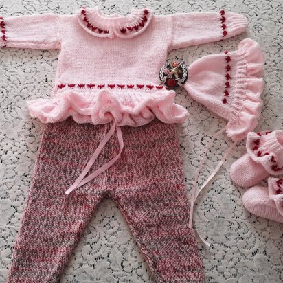 97. Frilly Sweater Set
