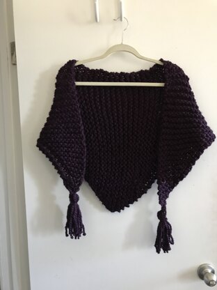 Triangle Tassel Scarf