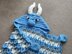 2in1 Ice Dragon Hooded Blanket