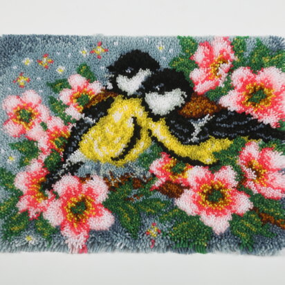 Craft Buddy Birds Rug Latch Hook Kit