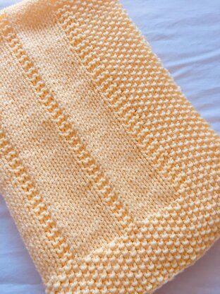 Easy Baby Blanket ~ Reversible Design