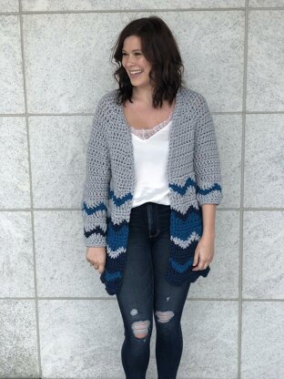 Chevron Cardi