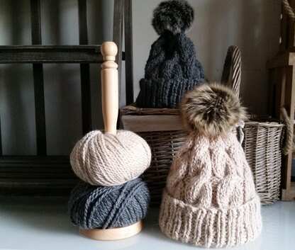 Cable Bobble Hat